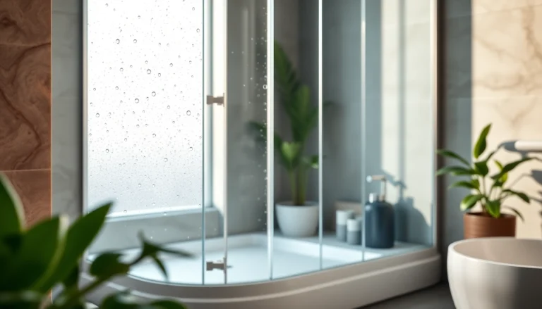 Die sonni Duschkabine 100x100 in einem modernen Badezimmer-Setup mit eleganten Elementen.