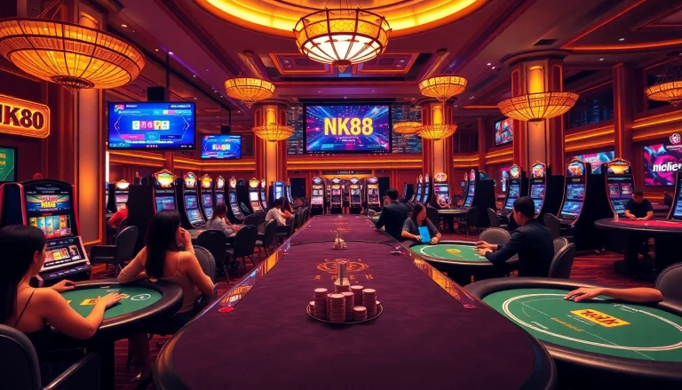 NK88 brings thrilling online casino experiences with exciting games and vibrant tables.