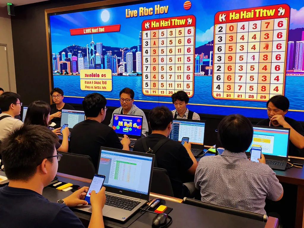 Pemain yang bersemangat terlibat dengan hasil lotere HK Hari Ini dalam lingkungan digital yang hidup.