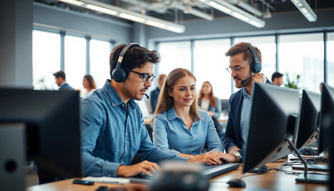 MSP companies near me providing expert IT support in a modern office environment.