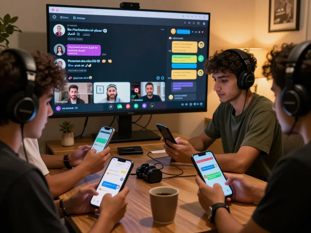 Engaging دردشة فلسطين online chat scene with users sharing messages and emojis.