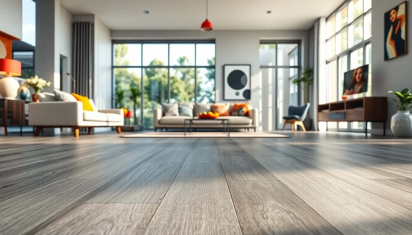 Explore the elegance of waterproof LVP flooring in a classy living room setting.