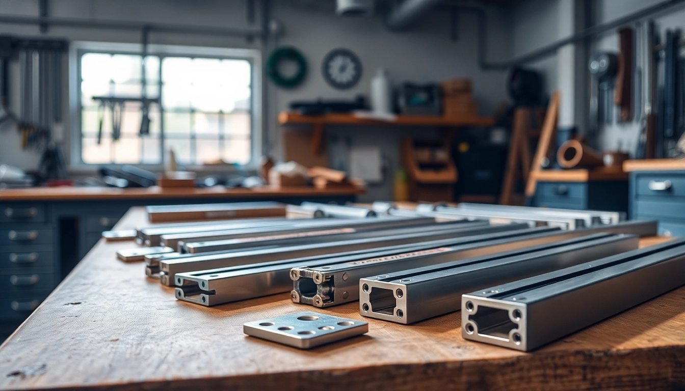 Showcasing quality drawer slides supplier options in a workshop environment, emphasizing variety and design.