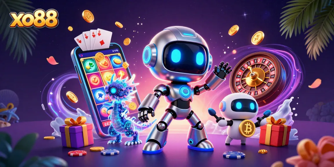 Spin and win with exciting slot games at xo88 featuring vibrant characters and rich graphic design!