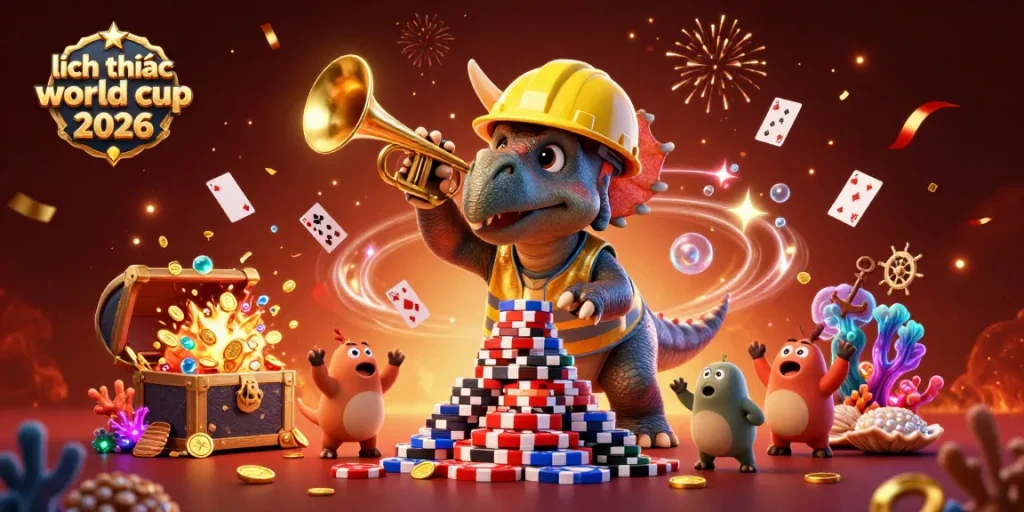 Experience the excitement of lịch thi đấu world cup 2026 with vibrant 3D characters celebrating wins!